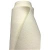 A-Express Strutturato Tessuto Ecopelle Materiale Granulato Morbida Finta pelle Vinile Materiale - Crema perla Mezzo Metro (50cm x 140cm)