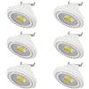 TPMAFF AR111 Lampadina LED G53 di Inondazione 12W COB 1200LM (100W Equivalente alogena) Angolo del Fascio di 120 Gradi AC/DC 12V Faretto a Bassa Tensione Non Dimmerabile (Confezione da 6)