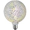 Paulmann 28745 Lampadina LED Miracle Mosaic G125 Globe lampadina dimmerabile da 5 Watt bianco luce efficiente bianco caldo 2700 K E27