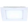 V-TAC 4818 - Faretto LED a pannello da incasso da 8 Watt, forma quadrata, luce bianca fredda da 720 ~ 800 lumen, 6000 kelvin, fascio luminoso da 120°, dimensioni: esterno 120 x 120 mm mm, apertura 105 x 105 mm, colore del bordo bianco laccato opaco …
