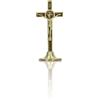 Hapivida Crocifisso Cattolico da Parete, Metallo in Lega di Zinco (Rame) | Crocifisso in Piedi per Decorazione Domestica Altare Regalo di Cristo, Comunione, Battesimo