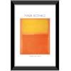 LABORATORIO 102 Quadro Mark Rothko Arancione e Giallo (20x30 cm) Arte Contemporanea - Stampa Fotografica da Parete con Cornice inclusa - Poster Moderno Pronto da Appendere