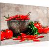 Runa Art Tabella Decorazione della parete cottura di verdure - 60 x 40 cm XXL Stampa su Tela Salotto Appartamento - pronta per essere appesa - 005815c