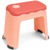 MAGIC SELECT Sgabello Bambini Antiscivolo. Scalino Bagno per Bambini in Plastica PP. Sgabello Basso Impilabile per Lavandino, WC, Cucina e Cameretta, Seduta Ausiliaria per Bambini.