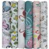 aufodara Tessuti Tessuto Cotone Stoffa Patchwork 6 Pezzi 50x50 cm Cucito Creativo DIY Fatto a Mano (U-B909)