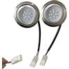 ADZJOY 2 pz 1.5-2 w LED Fornello Cappa Lampadina 12 V 24 V 110 V 220 V con Connettore SM El YL 2.36-2.56in Foro Armadio Luce 20 W Alogena Equivalente (Color : Warm White, Size : YL Connector_12V)