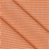 Mondo Tessuti - Tessuto Cotone a Quadretti in Diverse Misure PURO COTONE 100% TESSITO NON STAMPATO ALTEZZA 150CM - Al metro (Quadro Piccolo, Arancio)