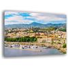 Printerland Quadri Moderni CITTA' ITALIA città Quadro moderno da Parete XXL grande Stampa su tela Canvas Decorazione Murale muro Soggiorno Arredo Camera da letto Cucina (MESSINA, 30x50 cm)