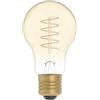 BeBulbs Lampadina LED Dorata Carbon Line filamento a spirale Goccia A60 4W 250Lm E27 1800K Dimmerabile