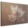 murando - Quadro Moderno per Soggiorno, Fiore di Loto Zen Floreale 90x60cm | Chiodi Inclusi, 1 Pezzo, Pannelli Decorativi per Pareti, Decorazione da Parete, Resistenti Allo Sbiadimento