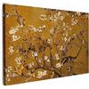 MuchoWow© Quadri Moderni Camera Da Letto Foto Quadro Con Cornice | 90x60 cm - Decorazioni Parete Soggiorno Stampa Su Tela Moderna Casa Salotto PosterMandorlo in fiore - Arte - Van Gogh - Oro