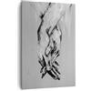 ARTTOR Stampe da Parete Moderne Verticali 70x100 cm Bianco e Nero Persone - 4566 | Manualmente Scritto Mani Quadro Decorativo Grande Soggiorno Camera da Letto Decorazione da Parete Arte da Parete ARTTOR