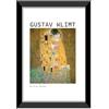LABORATORIO 102 Quadro Gustav Klimt Il Bacio (20x30 cm) Arte Contemporanea - Stampa Fotografica da Parete con Cornice inclusa - Poster Moderno Pronto da Appendere