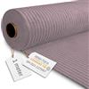 DreamRoots Tessuto Velluto a Coste al Metro, Silver Pink, 1 m | Stoffa velluto per tappezzeria, scampoli velluto al metro, 380 g/m², 140 cm, divani, cuscini, arredo