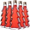 KADAX Set di 5 bottiglie in vetro 200ml con tappo a vite - bottiglie vuote da riempire per liquore, grappa, olio e aceto, conservazione alimentare