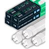 V-TAC 4x Tubi LED 60 CM attacco G13-9W - 850 Lumen - Chip Samsung - Tubi LED per Soffitto, Parete, Garage, Negozio - Tubo LED forma T8 - Sostituzione Neon - Luce Bianca Fredda 6500K