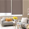 Blindecor Ara | Tenda a rullo traslucida tinta unita - Marrone, 180 x 250 cm (Larghezza x Altezza) | Dimensioni del tessuto 177 x 245 cm | Tenda per interne