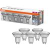 OSRAM Lampada LED con riflettore, Attacco: GU10, Cool White, 4000 K, 4,30 W, sostituzione per 50 W Reflector lamp, not relevant, LED BASE PAR16,Confezione da 5