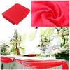 SHTGOI - Tessuto in organza come tessuto decorativo, tulle, venduto al metro, runner da tavolo, grembiuli per sedie, arco nuziale, tessuto per drappeggi, tenda per foto, sfondo per matrimoni, feste