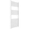 ERCOS Scaldasalviette Termoarredo Bagno Dimensioni 550X1200 MM Radiatore Colore Bianco , Attacchi da 1/2 Fornito Con Kit Montaggio