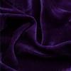 BUERPINKING Tessuto in velluto panno, al metro, 2 m x 155 cm, tessuto di velluto viola, tessuto decorativo al metro, per tende, tovaglie, copridivano