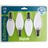Beghelli - Lampadina LED TUTTOVETRO E14 Luce Fredda, 5W, 600lm, 6500K, Vetro Opale, Efficiente, Facile Installazione, 15000 Ore Durata, Gruppo Beghelli - 4pz, Colore: Luce Fredda