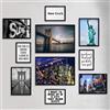 Giallobus - Set 10 poster da parete - Raccolta città New York - Carta Patinata - | 2 x A3 42x30cm | 4 x A4 30x21cm | 4 x A5 21x15cm | - SENZA CORNICI - Stampe moderne soggiorno