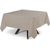 MYVORREI Tovaglia Quadrata Antimacchia da Tavola in Poliestere 100% Effetto Raso Mano Morbida - Copri Tavolo Cucina Impermeabile ed Elegante - Made in Italy - Effetto Lino - 220x220 Corda 94