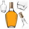 KADAX Bottiglie in Vetro 250ml con Tappo a Vite Oro - Bottiglie vuote da riempire per liquore, Grappa, Olio e aceto, conservazione Alimentare
