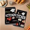 Generic 2 Pezzi Asciugamani da Cucina con Stampa Bless This Kitchen, Asciugamani da Cucina in Microfibra Assorbente Decorativi per Bagno in Stile Fattoria, Strofinacci a Gabbia per Cucina e Casa, Regali per