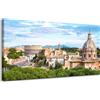 GP TONER Quadro su tela Architettura Roma Italia 120X60
