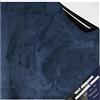 Sensylectra Tessuto in microfibra autoadesivo, effetto pelle scamosciata, tessuto elasticizzato in velluto, tessuto autoadesivo per sedile auto (Blu Scuro, 150 * 40CM)