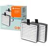 LEDVANCE UVC AIR PURIFIER HEPA REPL FILX2LEDV Filtro di ricambio HEPA H13 per purificatore d'aria UVC, confezione doppia con 2 filtri HEPA
