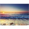 Lupia - Quadro moderno Canvas World BLUE SKY 30x40 cm, Stampa su Tela Telaio in Fibra di Legno, Stampa Stile naturalistico mare, Decorazione Cucina Sala da Pranzo bar hotel ristorante pizzeria