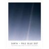 Posterlounge Earth - Pale Blue Dot Poster | 70 x 90 cm di NASA Blu Quadri Decorazione per pareti