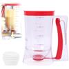 Vexnaro Dispenser per Pancake 900 ml, Dosatore Graduato per Impasti con Coperchio e 100 Pirottini, Accessorio da Cucina per Torte, Muffin, Waffle, Cupcake, Brownies e Dolci Fatti in Casa