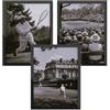 Donari Set di poster tennis - Quadri sportivi per appassionati di tennis | Motivi dinamici e stile moderno | Stampa premium | Perfetta decorazione per soggiorno e stanza dello sport (Set da 8, 21x30