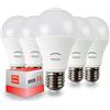 PEGASO SET di 5 LAMPADINE LED GOCCIA A60 PEGASO, 15W 1450 Lumen, Attacco E27, LUCE FREDDA 6000K° , Angolo di illuminazione: 230°