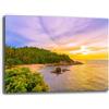 Printerland Quadri Moderni PAESAGGIO MARE Quadro moderno da Parete XXL grande Stampa su tela Canvas Decorazione Murale muro Soggiorno Arredo Camera da letto Cucina (2, 50x70 cm, Canvas intelaiato)