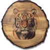 DARO Design - Immagine murale Tigre Dimensione 20 cm - Stampa artistica pronta da appendere - Decorazione murale a tema Caccia, Natura, Animali