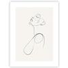 ARTTOR Poster da Parete Senza Cornice 30x40 cm Astratto Bianco e Nero - 5112 - P2X | Linea Donna Stampa da Parete Poster Decorativo Decorazione da Parete Arte Poster Moderno Soggiorno Camera da Letto ARTTOR