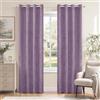 Ystyle Tende Oscuranti per Interni 2 Pezzi, 140x245 CM, Viola Chiaro | Tende con Anelli Velluto Moderne, Tenda Termica Isolante Freddo e Caldo, Curtains Ideali per Camera da Letto e Soggiorno