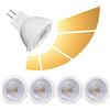 COITROZR LED MR11 GU4 bulbi, 3W AC/DC 12V, 300LM Equivalente for lampade alogene da 30W, Dimmerabile No Flicker, 4 Pezzi (Color : Warm White 3000K)