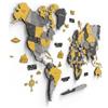 Giallobus - Planisfero in Legno - Mappa del Mondo 3D - Legno MDF - 190L x 108.5l cm - 09 - Sun - Decorazione Parete - Legno MDF Multilivello - Soggiorno Ufficio Camera