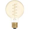 BeBulbs Lampadina LED Dorata Carbon Line -Filamento a spirale Golbo G80