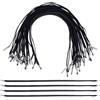 BENECREAT 100 pz. Cordino Elastico Spinato Nero, Cinghie Elastiche Da 32.3cm, Cordino Elastico per Cappello Da Festa, Maschere, Menu, Distintivi, Segni, Viaggio, Rilegatura di Libri