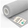 Amazinggirl Mussola di Cotone al Metro Tessuto Mussolina Leggero per Cucito | Stoffa morbida per Cucire Copertina Runner Tavolo Abito Estivo Bimbi Accessori Oeko Tex 1 M x 160 cm Grigio