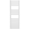 ERCOS Scaldasalviette Termoarredo Bagno Dimensioni 500x1200 MM Radiatore Colore Bianco, Attacchi da 1/2 Fornito Con Kit Montaggio