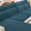 Ystyle Copricuscini Divano Elasticizzato, Copridivano Cuscini Antigraffio, Copri Seduta Divano Universale, Sofa Seat Cover, Coprisedile Divano, Copridivano Seduta (2 Posto, Turchese)