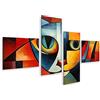 islandburner Quadro su tela Gatto astratto stile pittura Pablo Picasso Pet Art JBZJ Quadri Stampe Immagini Murale Decorazione da parete